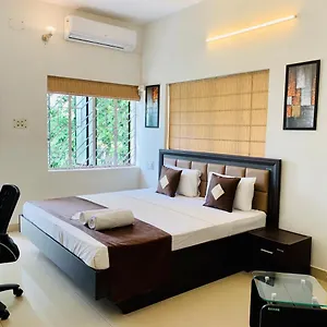Apartment Bluo Salt - Kitchen, Terrace Garden Kolkata